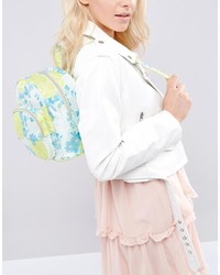 Asos Mini Fluro Jacquard Backpack