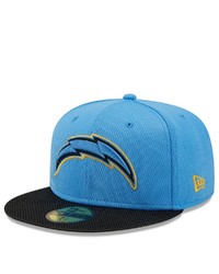 New Era Blueblack Los Angeles Chargers 2021 Nfl Sideline Road 59fifty Fitted Hat