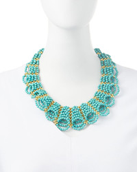 Nakamol Magnesite Beaded Collar Necklace Turquoise