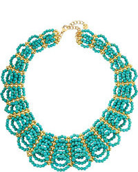Nakamol Magnesite Beaded Collar Necklace Turquoise