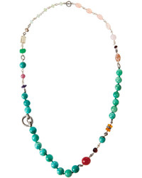 Stephen Dweck Mixed Stone Long Beaded Necklace 40l