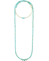 Ippolita Nova 18 Karat Gold Turquoise Necklace