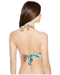 Tommy Bahama Floriana Halter Bikini Top With Loop Swimwear