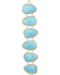 Kendra Scott Branch Bezel Bracelet Turquoise