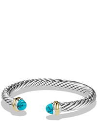 David Yurman Classic Cable Chinese Turquoise 7mm Bracelet