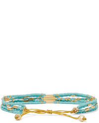 Chan Luu Gold Plated Turquoise Bracelet