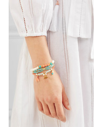 Chan Luu Gold Plated Turquoise Bracelet