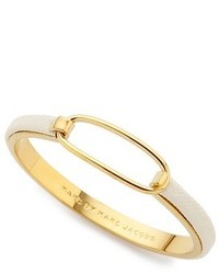 Marc by Marc Jacobs Leather Hinge Cuff Bracelet