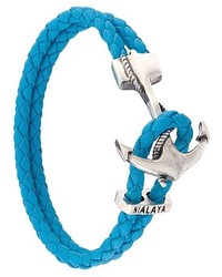 Nialaya Jewelry Braided Anchor Bracelet