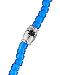 Luis Morais Palm Tree Etched Bead Bracelet