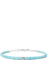 Peyote Bird Pilar Lovato Sterling Silver Turquoise Bracelet