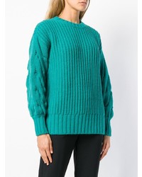 P.A.R.O.S.H. Ribbed Cable Knit Jumper