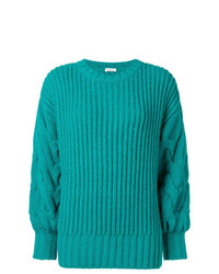 P.A.R.O.S.H. Ribbed Cable Knit Jumper