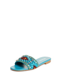 Prada Embellished Slide Sandal
