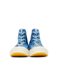 Converse Blue Gradient Chuck 70 Hi Sneakers