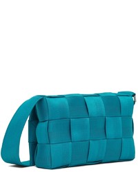 Bottega Veneta Blue Webbing Messenger Bag