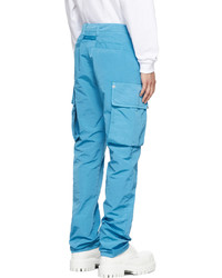 1017 Alyx 9Sm Blue Gart Dyed Cargo Pants