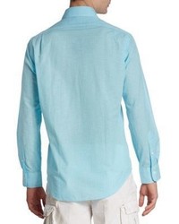 Polo Ralph Lauren Check Cotton Linen Casual Button Down Shirt