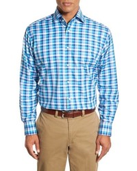 Aquamarine Check Long Sleeve Shirt