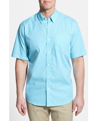 Aquamarine Check Short Sleeve Shirt