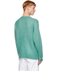 Auralee Blue Brushed Sweater