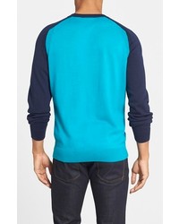 Lacoste Lve Colorblock Jersey Crewneck Sweater