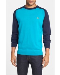 Lacoste Lve Colorblock Jersey Crewneck Sweater