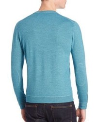 Isaia Ribbed Wool Sweatshirt