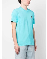 Stone Island Chest Logo Patch Detail T Shirt