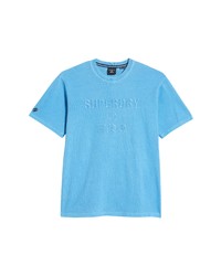 Superdry Code Loose Crewneck T Shirt In Aqua At Nordstrom