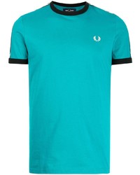 Fred Perry Logo Embroidered T Shirt