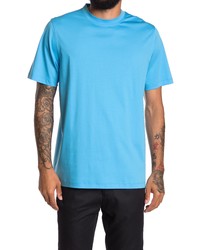 Bugatchi Mercerized Cotton Crewneck T Shirt In Sky At Nordstrom