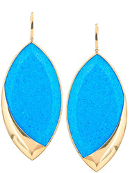 Lana 14k Electrifying Marquise Opal Hematite Drop Earrings