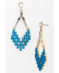 Cara Couture Chandelier Earrings Turquoise