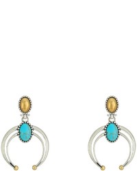 Lucky Brand Convertible Turquoise Earrings Earring