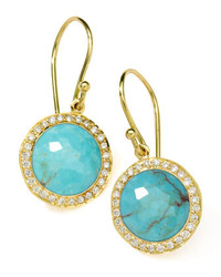 Ippolita Diamond Turquoise Lollipop Earrings