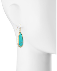 Jules Smith Designs Jules Smith Simulated Turquoise Teardrop Earrings