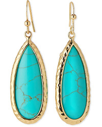 Jules Smith Designs Jules Smith Simulated Turquoise Teardrop Earrings