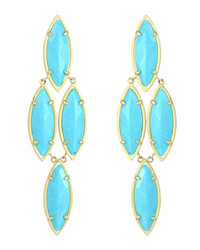 Kendra Scott Arminta Drop Earrings Turquoise