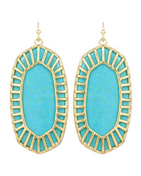 Kendra Scott Delilah Large Drop Earrings Turquoise