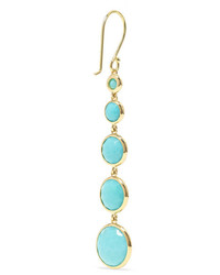 Ippolita Lollipop Lollitini 18 Karat Gold Turquoise Earrings