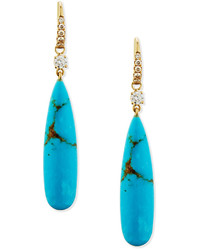 Rina Limor Fine Jewelry Rina Limor Signature Turquoise Diamond Drop Earrings