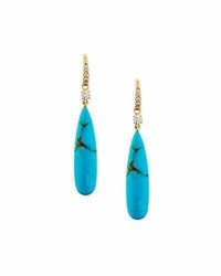 Rina Limor Fine Jewelry Rina Limor Signature Turquoise Diamond Drop Earrings