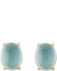 Roberto Coin Shanghai 18k Blue Topaz Stud Earrings
