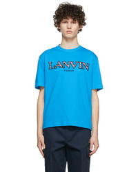 Lanvin Blue Cotton T Shirt