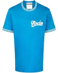 Moschino Logo Embroidered T Shirt