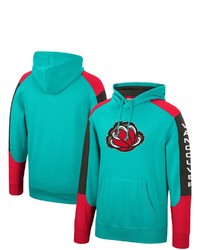 Mitchell & Ness Turquoise Vancouver Grizzlies Hardwood Classics Fusion Pullover Hoodie
