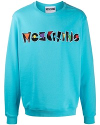 Aquamarine Embroidered Sweatshirt