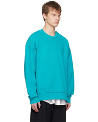 Juun.J Green Embroidered Sweatshirt