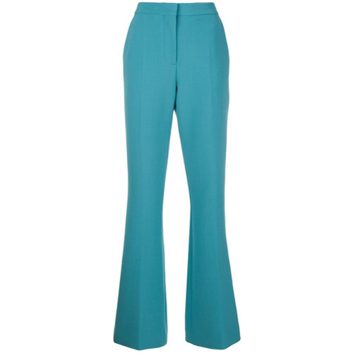 turquoise flare pants